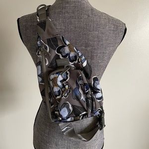 Vera Bradley Reactive MINI Sling Backpack in Bloom Shower pattern
